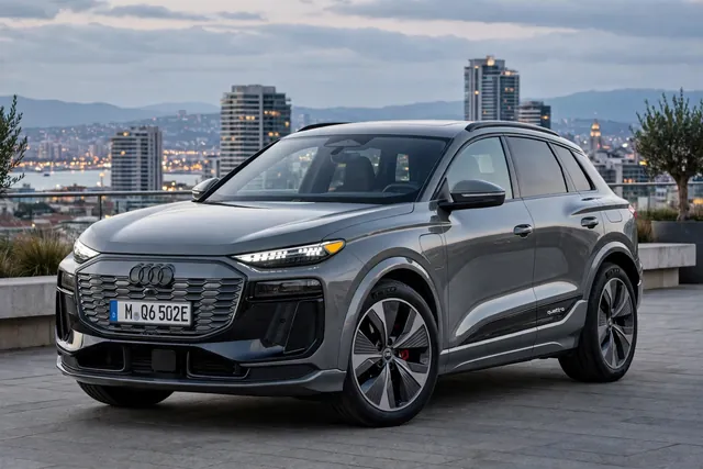 Audi Q6 e-tron electric vehicle (mid-size electric suv)