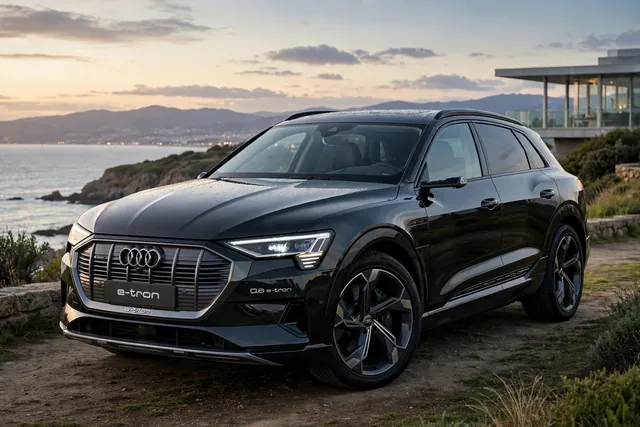 Audi Q8 e-tron electric vehicle (large electric suv)