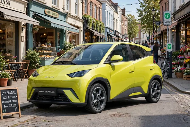 BYD Seagull electric vehicle (entry-level city car)