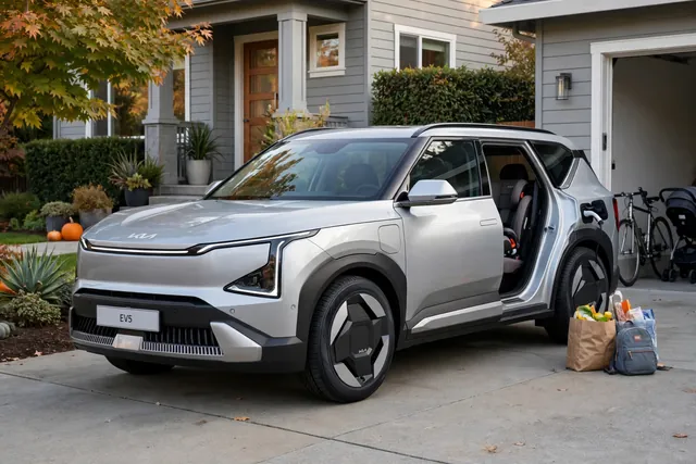 Kia EV5 electric vehicle (mid-size electric suv)