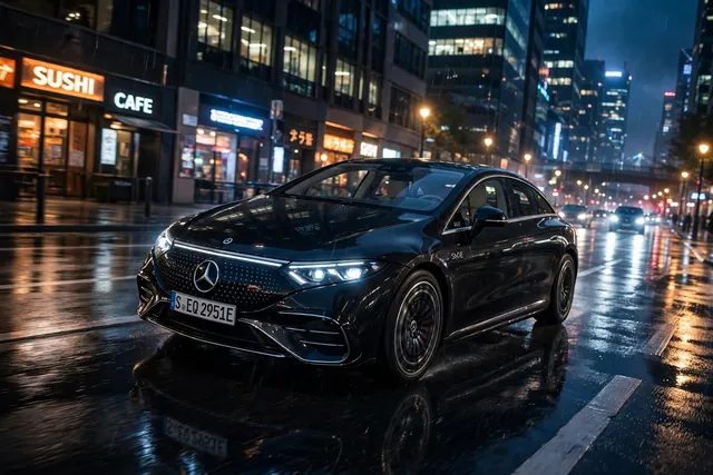 Mercedes-Benz EQE electric vehicle (executive electric sedan)