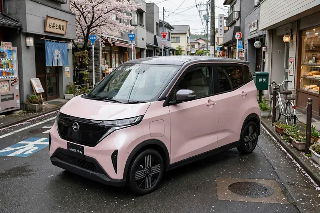 Nissan Sakura electric vehicle (kei city car (japan))