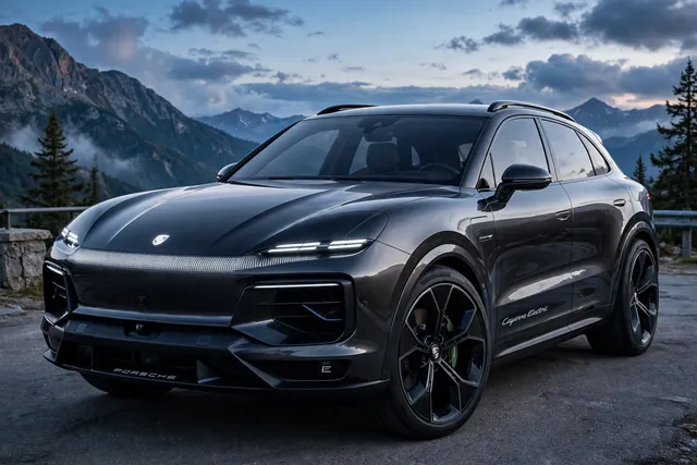 Porsche Cayenne Electric electric vehicle (mid-size electric suv)