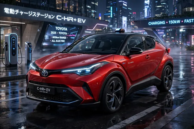 Toyota C-HR+ electric vehicle (electric compact suv)