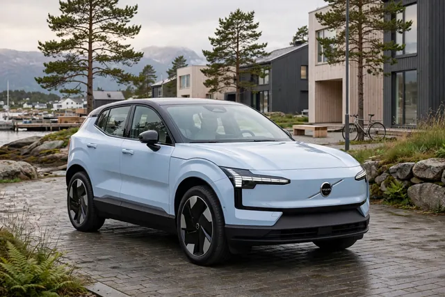 Volvo EX30 electric vehicle (small electric suv)
