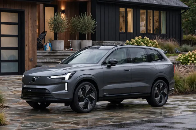 Volvo EX90 electric vehicle (three-row electric suv)
